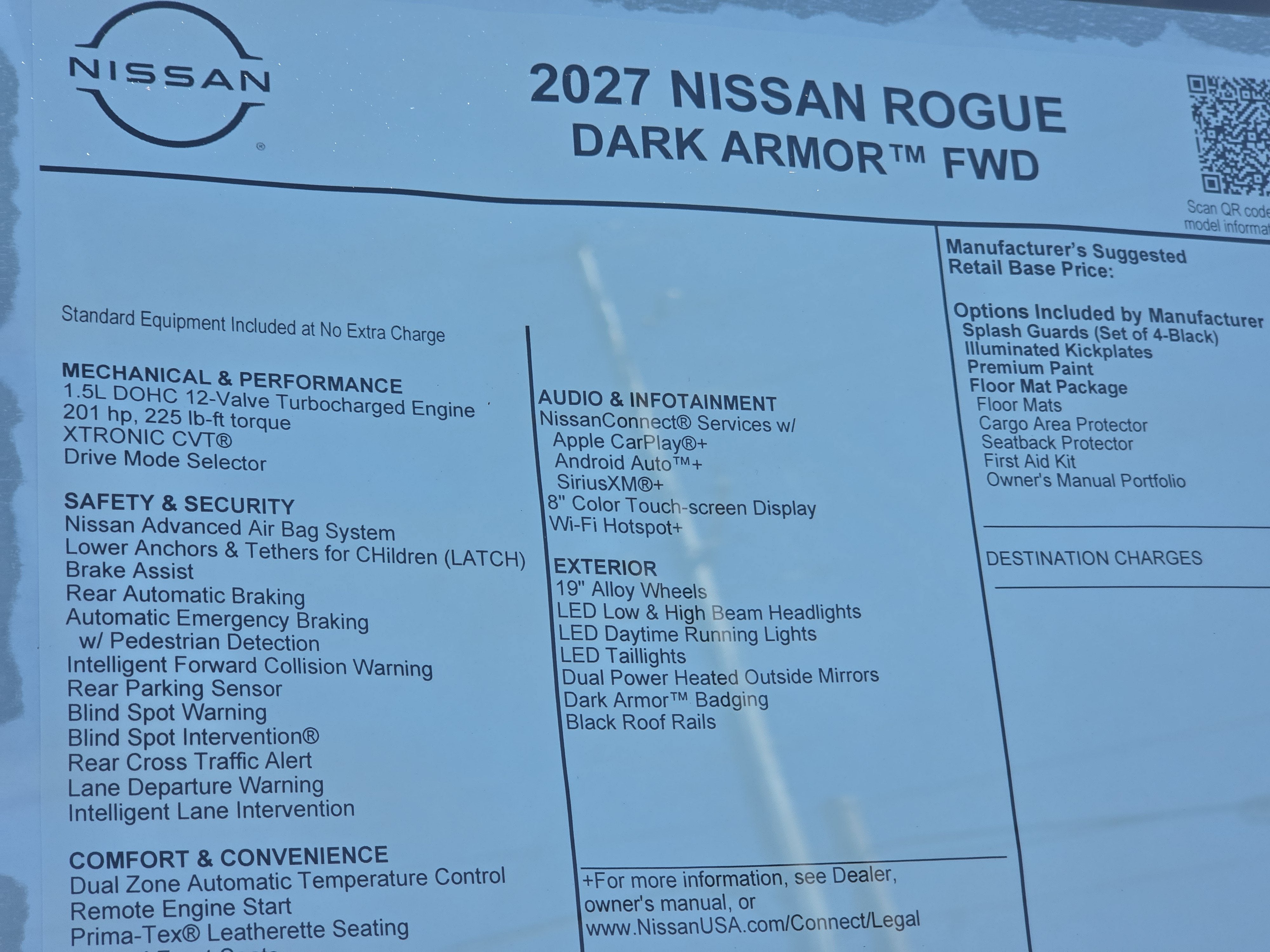 2027 Nissan Rogue Dark Armor